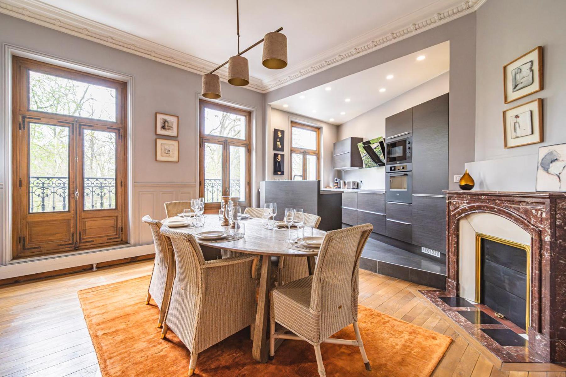 Apartamento L'Elegance Vue Parc Reims Exterior foto